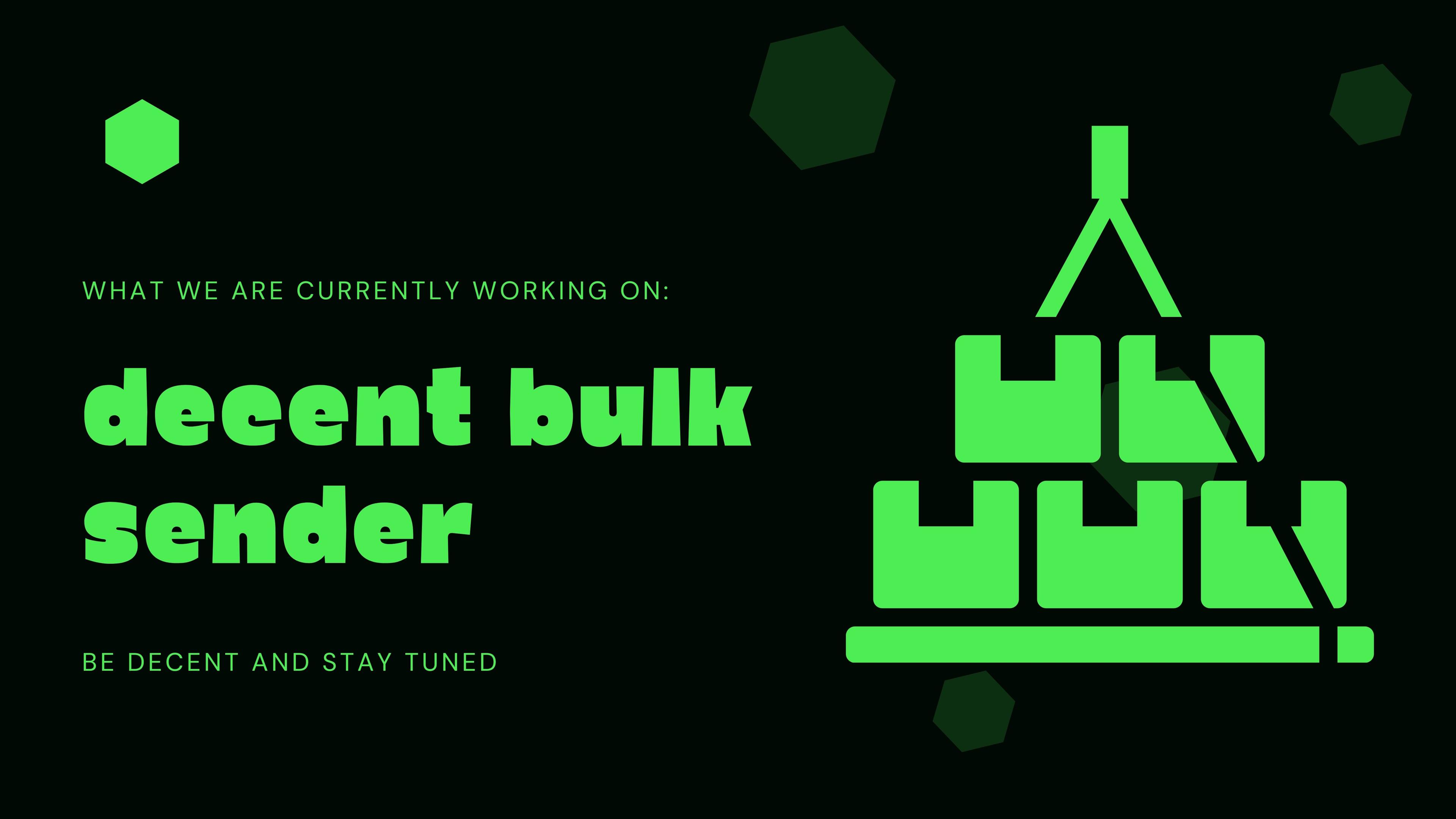 The Decent Bulk Sender – Our Next DApp for Bulk Token Transfers on the Electroneum Smart Chain