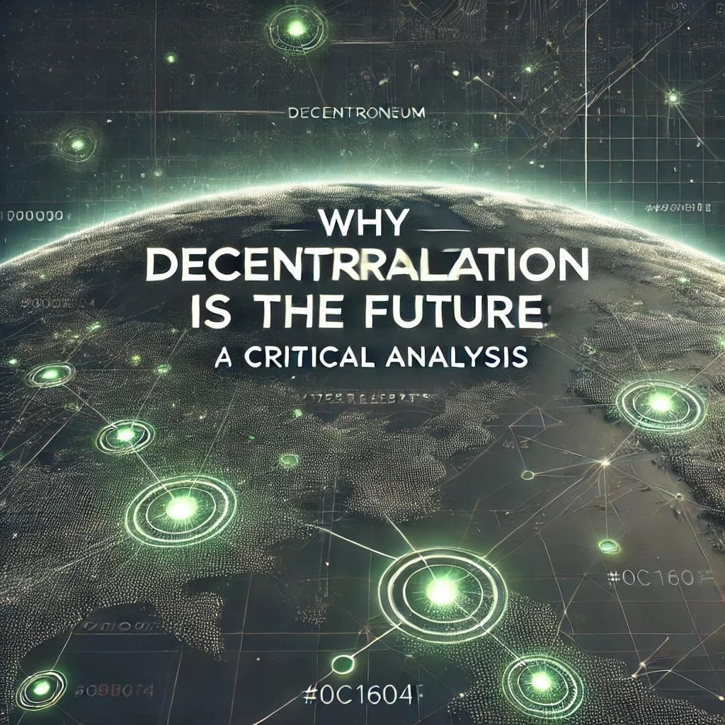 Why Decentralization is the Future: A Critical Analysis